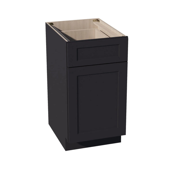 Shaker Base Cabinet 18" (B18) · Ardelle - Ebony - Hero