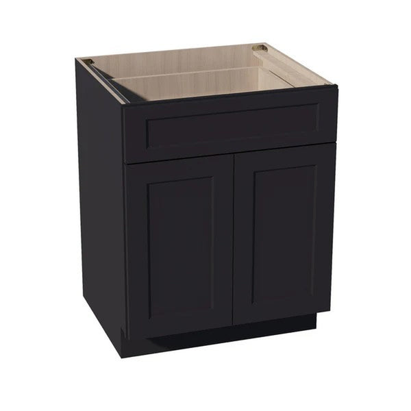 Shaker Base Cabinet 27" (B27) · Ardelle - Ebony - Hero