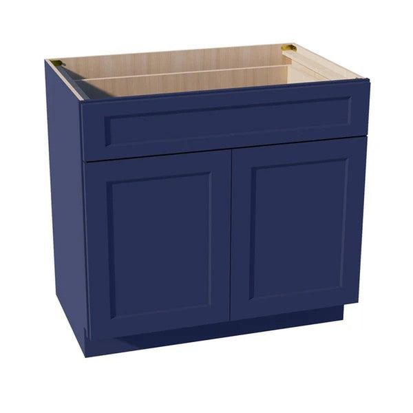 Shaker Base Cabinet 36" (B36) · Ardelle - Blue - Hero