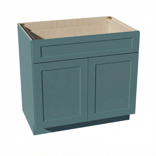 Shaker Base Cabinet 36" (B36) · Tallis - Fairy Green - Hero