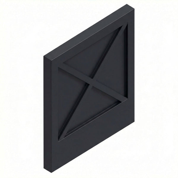 Cross Style End Panel (CSEP3636) · Ardelle - Ebony - Hero