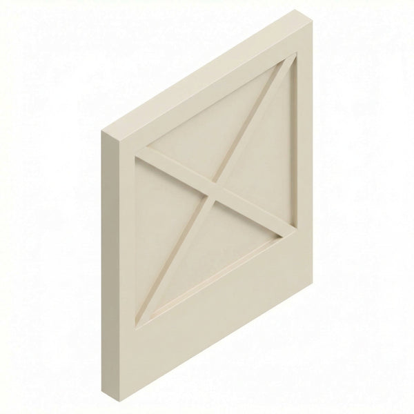 Cross Style End Panel (CSEP3636) · Tallis - Swan White - Hero