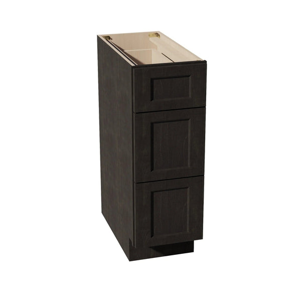 Shaker Drawer Base Cabinet 12" (DB12) · Ardelle - Charcoal - Hero