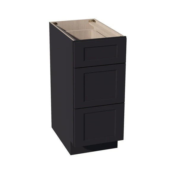 Shaker Drawer Base Cabinet 15" (DB15) · Ardelle - Ebony - Hero