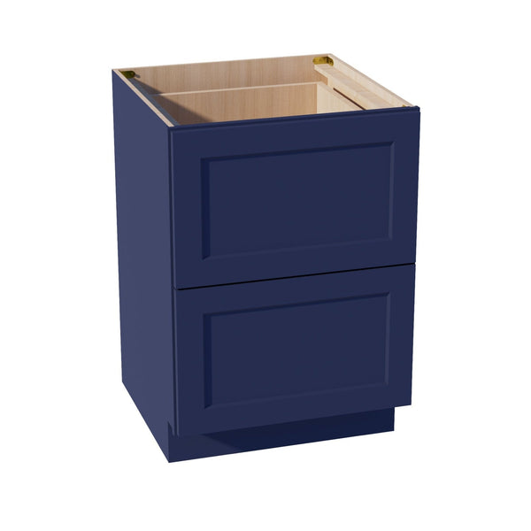Shaker Drawer Base Cabinet 24" (DB24-2) · Ardelle - Blue - Hero