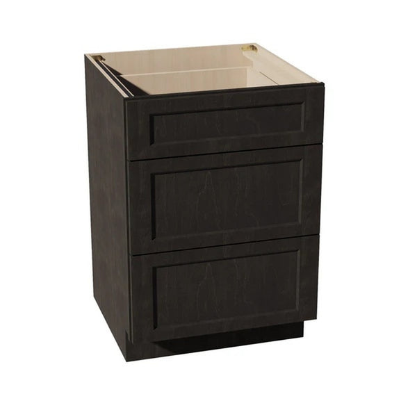 Shaker Drawer Base Cabinet 24" (DB24) · Ardelle - Charcoal - Hero
