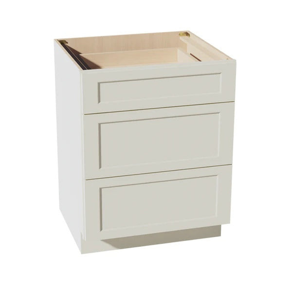 Shaker Drawer Base Cabinet 27" (DB27) · Tallis - Swan White - Hero