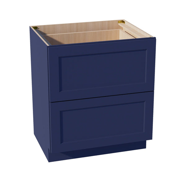 Shaker Drawer Base Cabinet 30" (DB30-2) · Ardelle - Blue - Hero