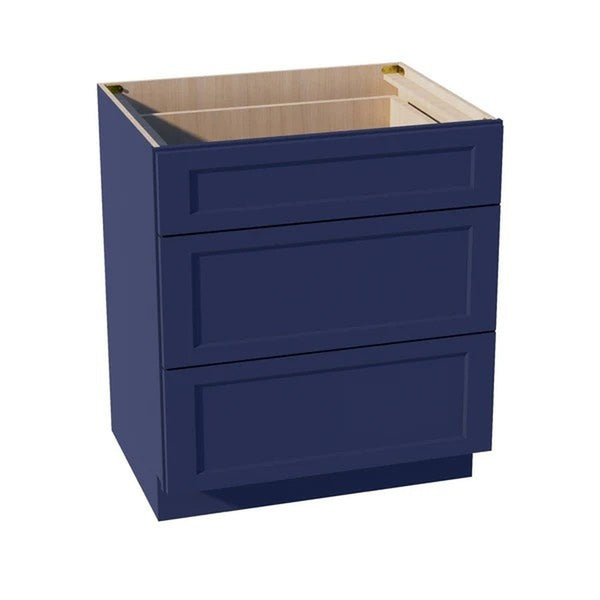 Shaker Drawer Base Cabinet 30" (DB30) · Ardelle - Blue - Hero
