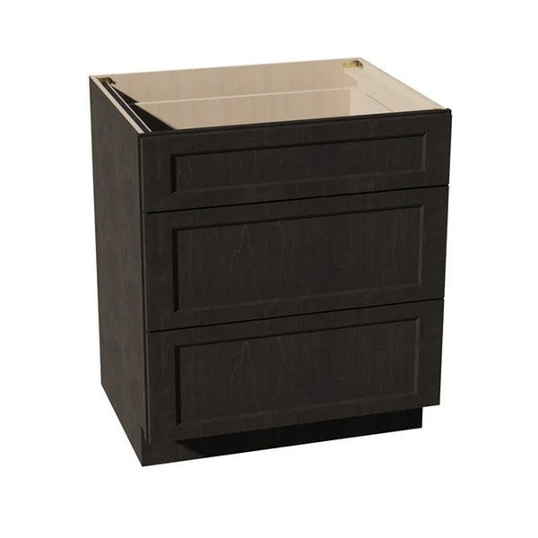 Shaker Drawer Base Cabinet 30" (DB30) · Ardelle - Charcoal - Hero