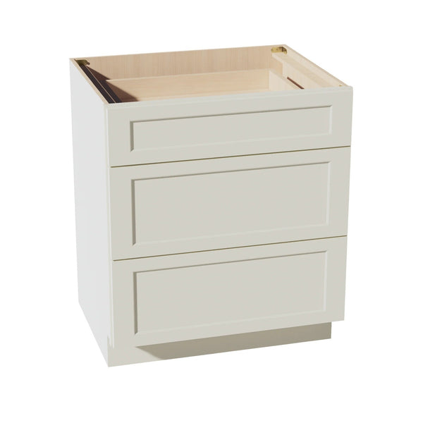 Shaker Drawer Base Cabinet 30" (DB30) · Tallis - Swan White - Hero