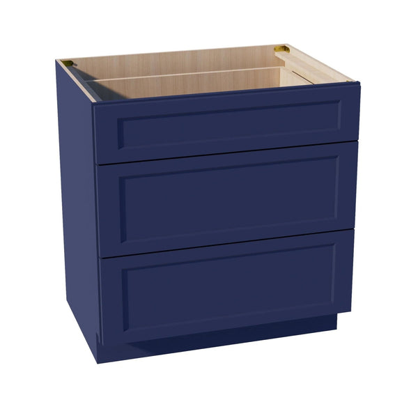 Shaker Drawer Base Cabinet 33" (DB33) · Ardelle - Blue - Hero