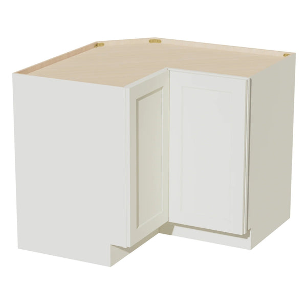Shaker Corner Base Cabinet 36" (LSB36) · Tallis - Swan White - Hero
