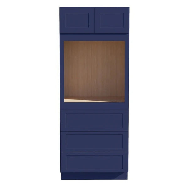 Shaker Oven Cabinet 31" (OC3184) · Ardelle - Blue - Hero