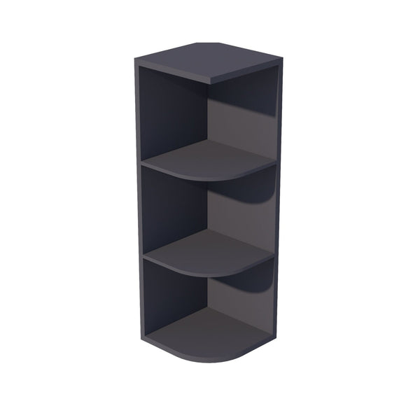 Shaker End Shelf Cabinet 12" (OE1236) · Ardelle - Ebony - Hero