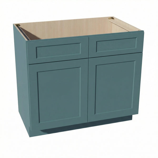 Shaker Sink Base Cabinet 39" (SB39) · Tallis - Fairy Green - Hero