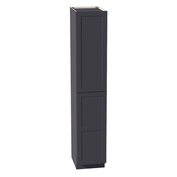 Shaker Tall Pantry Cabinet 18" (TP1896) · Ardelle - Ebony - Hero