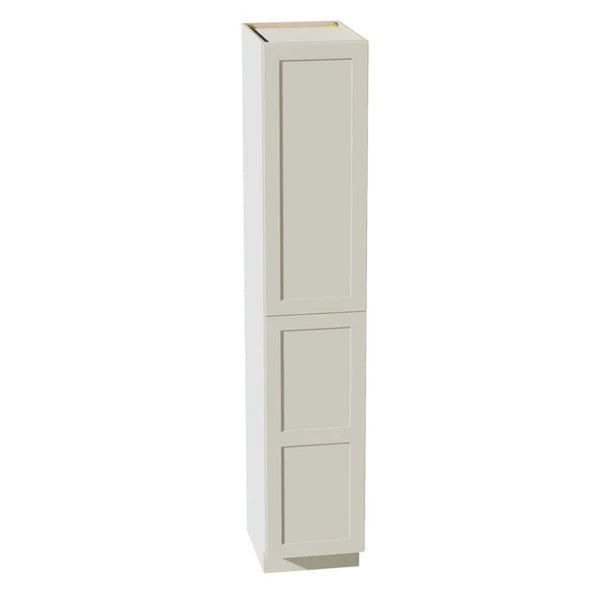 Shaker Tall Pantry Cabinet 18" (TP1896) · Tallis - Swan White - Hero