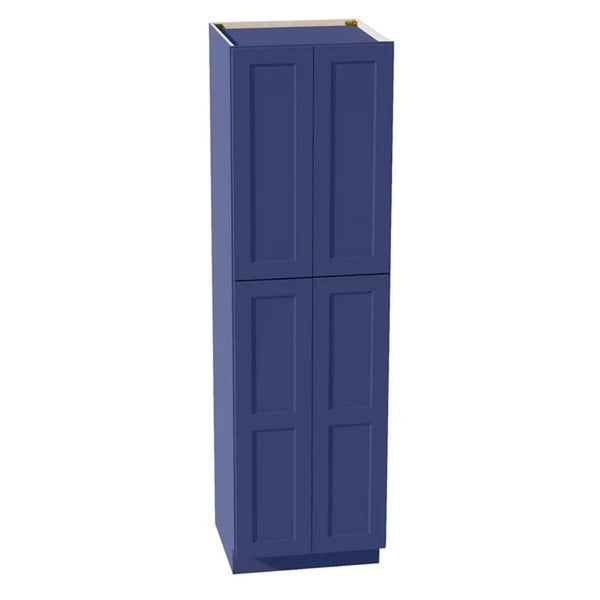 Shaker Tall Pantry Cabinet 24" (TP2484) · Ardelle - Blue - Hero