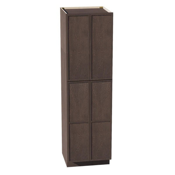 Slim Shaker Tall Pantry Cabinet 24" (TP2484) · Slim - Mocha - Hero
