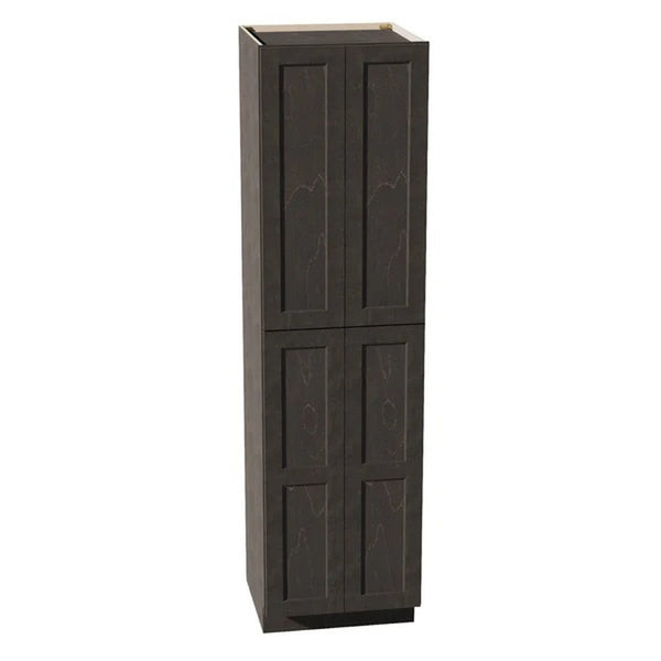 Shaker Tall Pantry Cabinet 24" (TP2490) · Ardelle - Charcoal - Hero