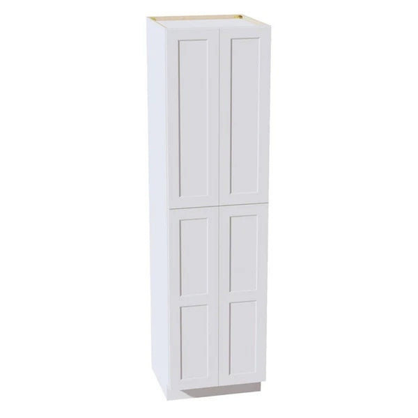 Shaker Tall Pantry Cabinet 24" (TP2490) · Ardelle - White - Hero