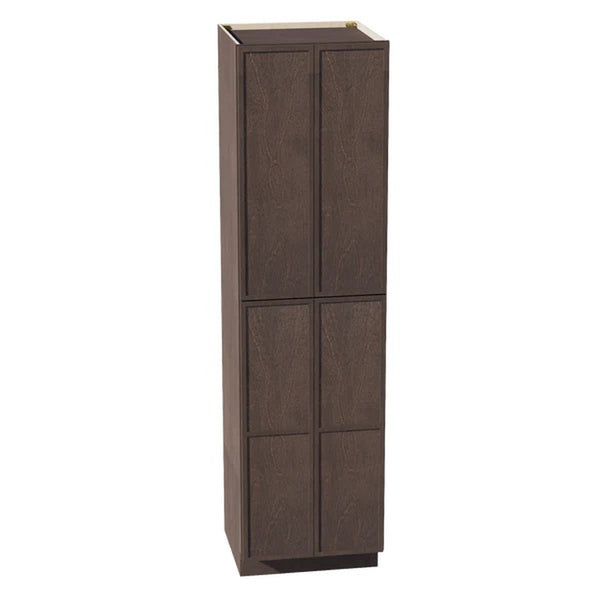 Slim Shaker Tall Pantry Cabinet 24" (TP2490) · Slim - Mocha - Hero