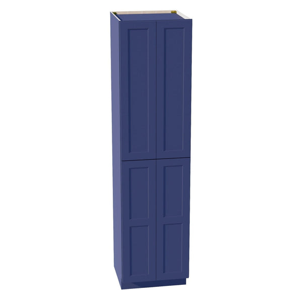 Shaker Tall Pantry Cabinet 24" (TP2496) · Ardelle - Blue - Hero