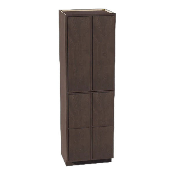 Slim Shaker Tall Pantry Cabinet 30" (TP3096) · Slim - Mocha - Hero