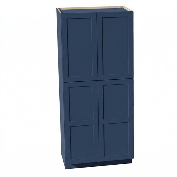 Shaker Tall Pantry Cabinet 36" (TP3684) · Ardelle - Blue - Hero