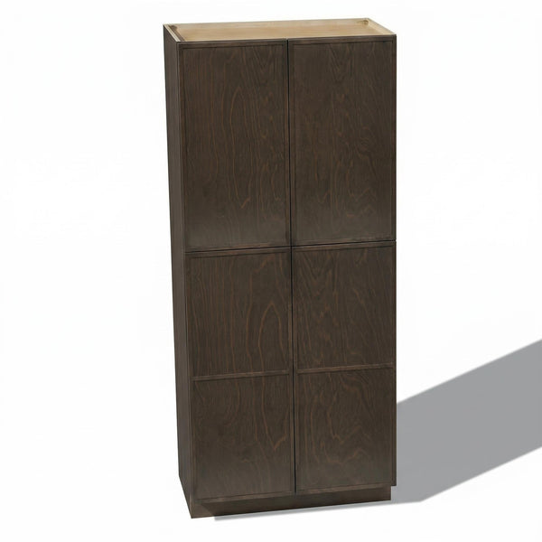 Slim Shaker Tall Pantry Cabinet 36" (TP3684) · Slim - Mocha - Hero
