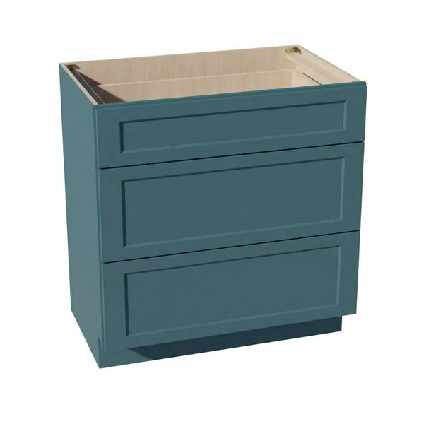 Shaker Vanity Drawer Cabinet 33" (VDB3321) · Tallis - Fairy Green - Hero