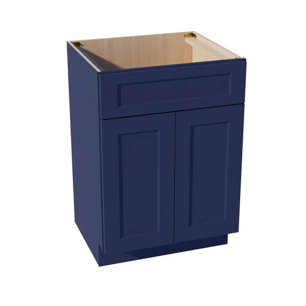Shaker Sink Base Cabinet 24" (VSB2421) · Ardelle - Blue - Hero