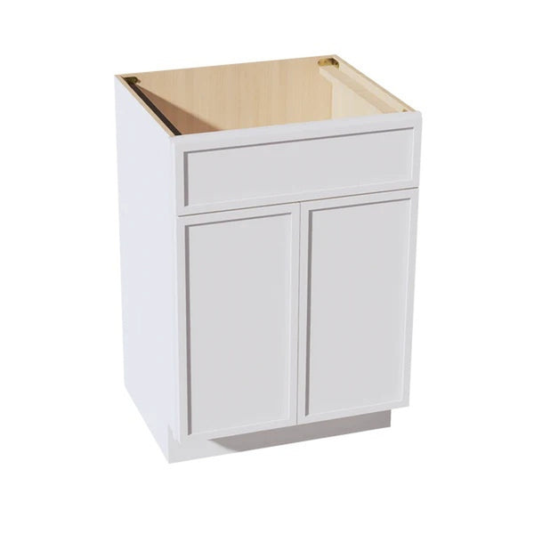 Slim Shaker Sink Base Cabinet 24" (VSB2421) · Slim - Frost - Hero