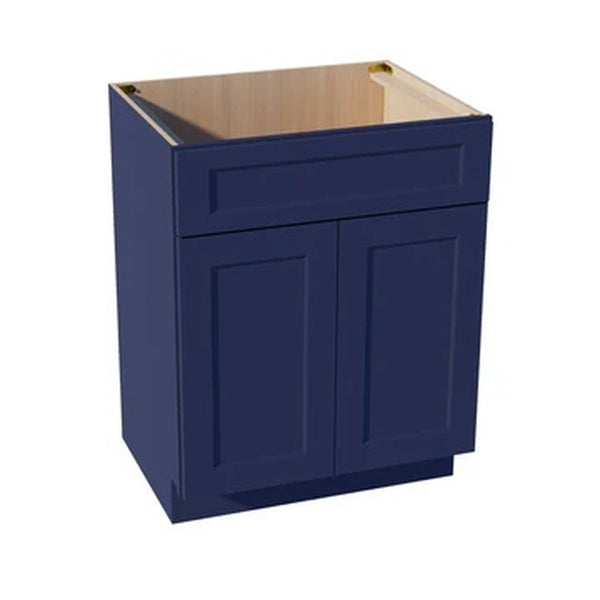 Shaker Sink Base Cabinet 27" (VSB2721) · Ardelle - Blue - Hero