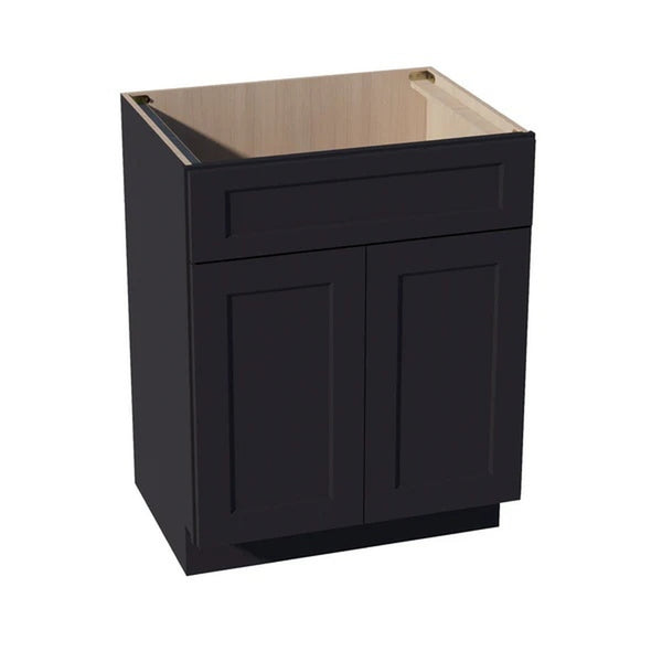 Shaker Sink Base Cabinet 27" (VSB2721) · Ardelle - Ebony - Hero