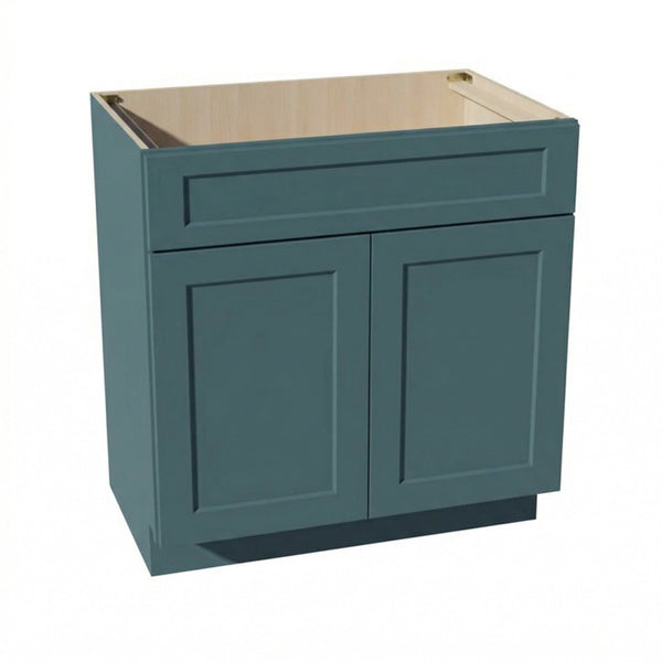 Shaker Sink Base Cabinet 33" (VSB3321) · Tallis - Fairy Green - Hero