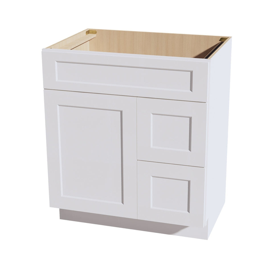 Shaker Vanity Drawer Cabinet 30" (VSD3021R) · Ardelle