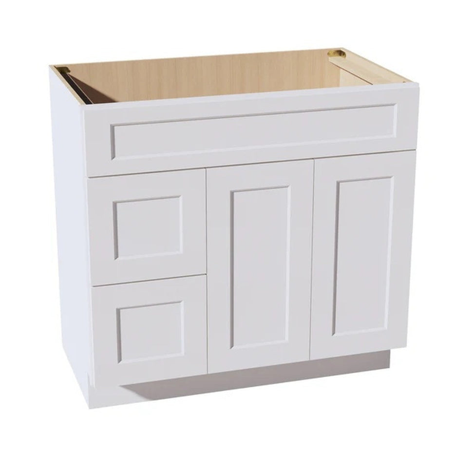 Shaker Vanity Drawer Cabinet 36" (VSD3621L) · Ardelle
