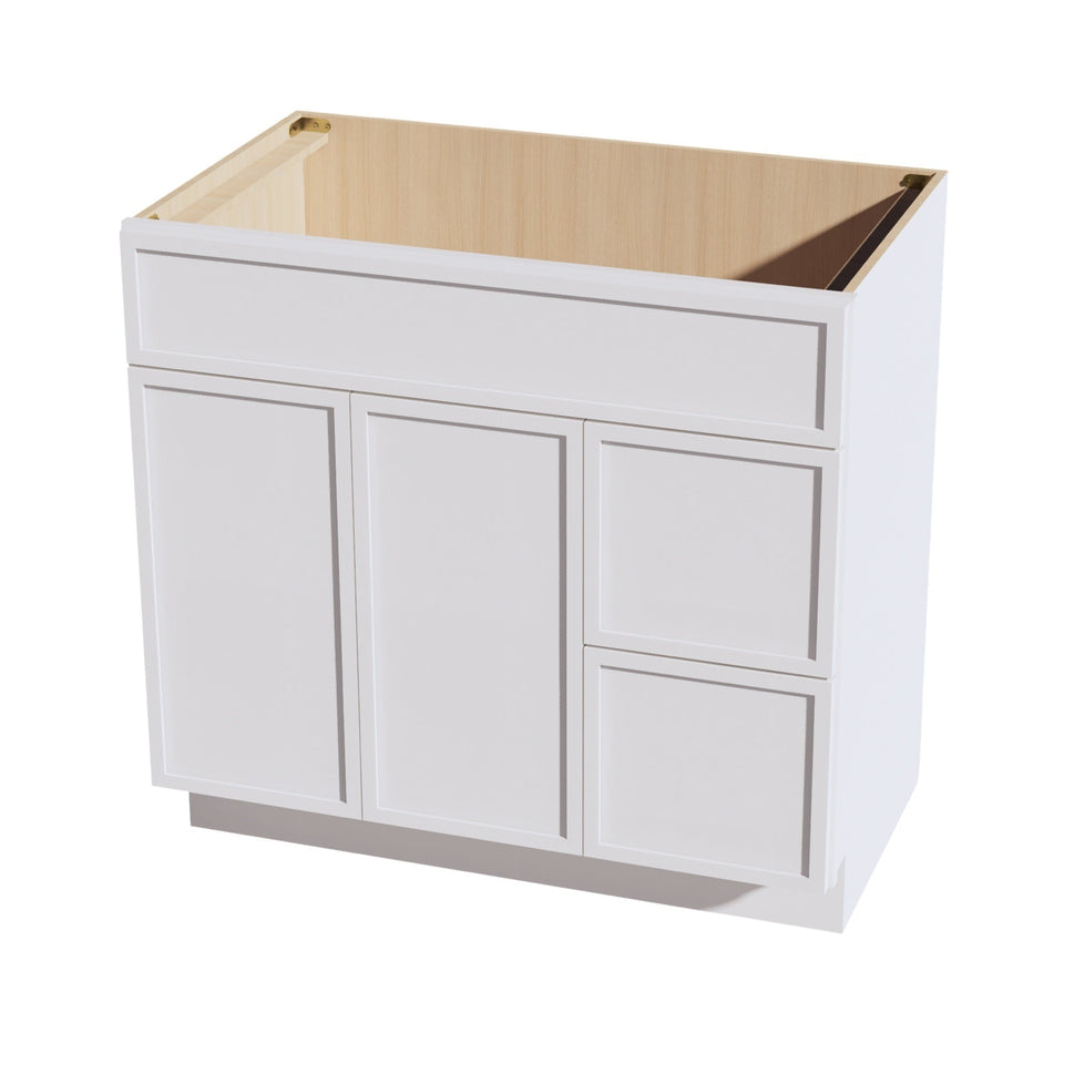 Slim Shaker Vanity Drawer Cabinet 36" (VSD3621R) · Slim