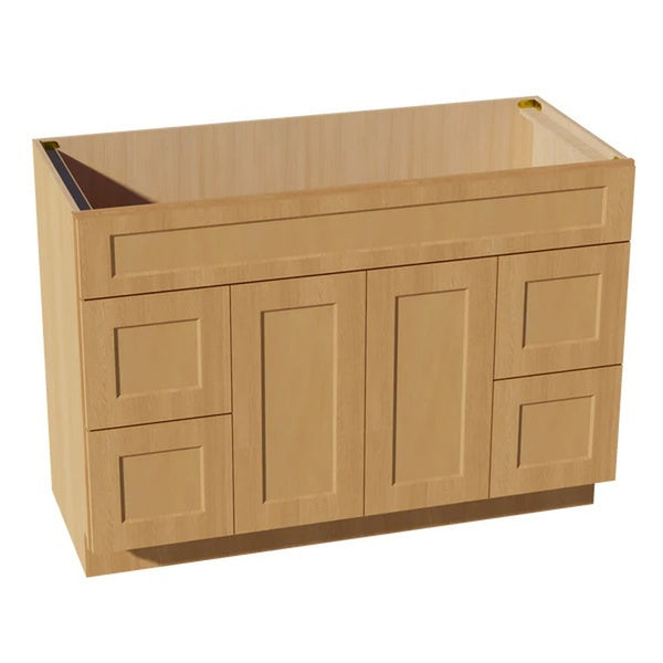 Shaker Vanity Drawer Cabinet 48" (VSD4821) · Ardelle - Timber - Hero