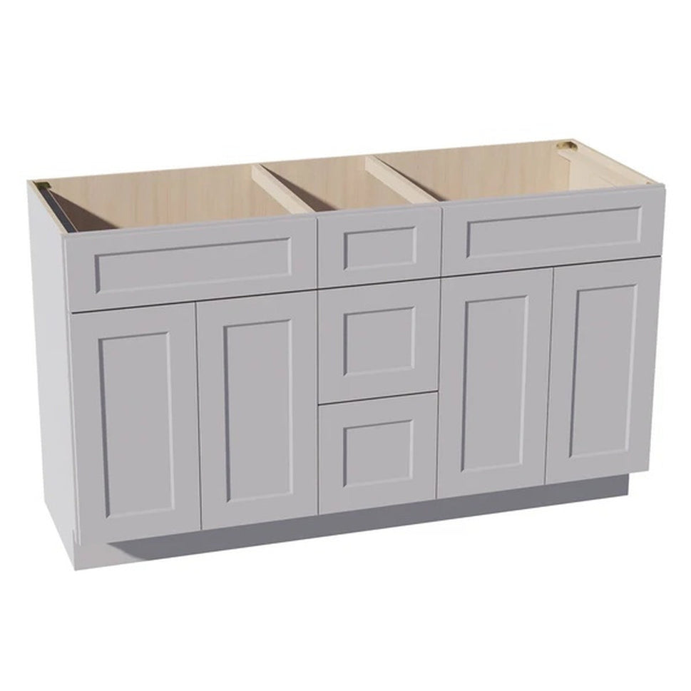 Shaker Vanity Drawer Cabinet 60" (VSD60DOUBLE) · Ardelle
