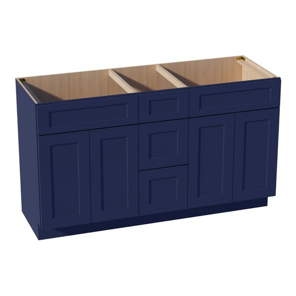 Shaker Vanity Drawer Cabinet 60" (VSD60DOUBLE) · Ardelle
