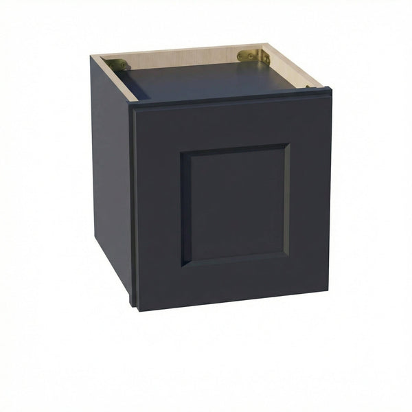Shaker Bridge Wall Cabinet 12" (W1212) · Ardelle - Ebony - Hero