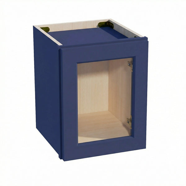 Shaker Bridge Wall Cabinet 12" (W1215GD) · Ardelle - Blue - Hero