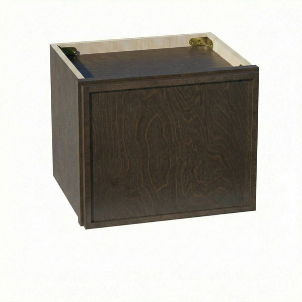Slim Shaker Bridge Wall Cabinet 15" (W1512) · Slim - Mocha - Hero