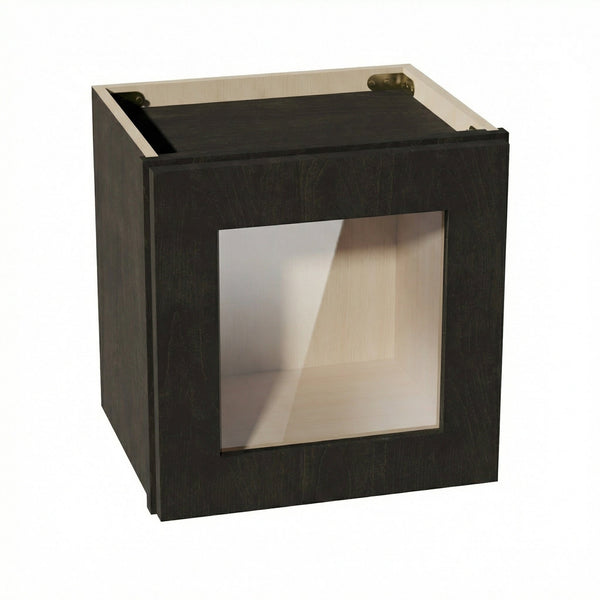 Shaker Bridge Wall Cabinet 15" (W1515GD) · Ardelle - Charcoal - Hero