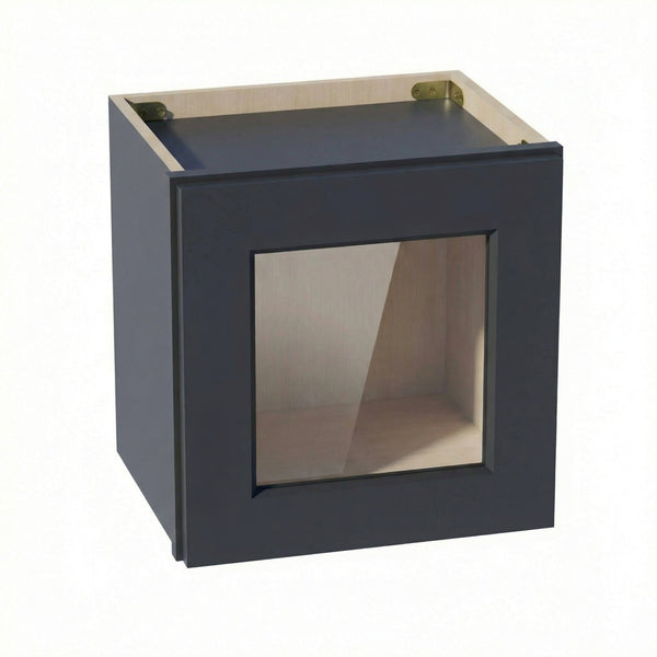 Shaker Bridge Wall Cabinet 15" (W1515GD) · Ardelle - Ebony - Hero