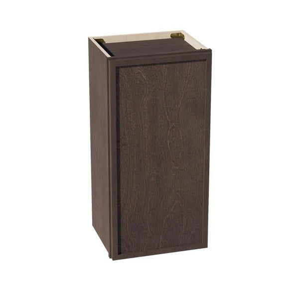 Slim Shaker Wall Cabinet 15" (W1530) · Slim - Mocha - Hero