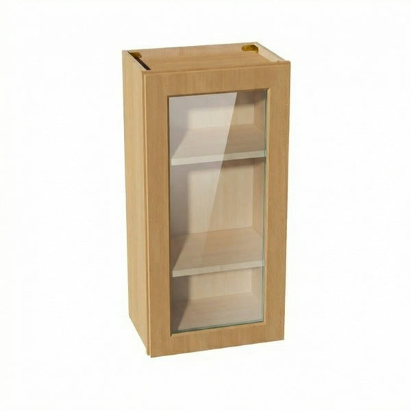 Shaker Glass Door Wall Cabinet 18" (W1836GD) · Ardelle - Timber - Hero